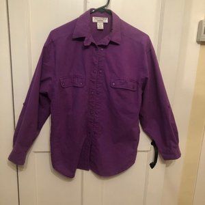 Women's Long Sleeve Button Down Blouse